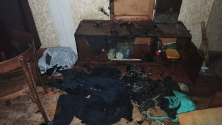 На Университетской ночью загорелся барак