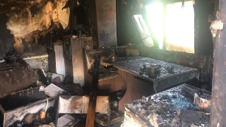 Из-за неисправной проводки сгорел жилой дом