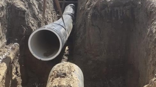 КВС строят водопровод на Вольском тракте
