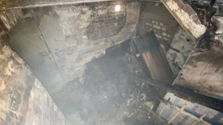 На пожаре в центре Саратова спасли девять человек