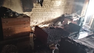 Утром в центре Саратова горела квартира в девятиэтажке