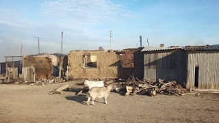 На рассвете пожарные выезжали на алгайский хутор