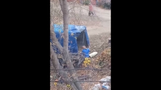 В Саратове под окнами многоквартирного дома неизвестные устроили свалку