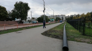 "КВС" заменили водопровод на Химической