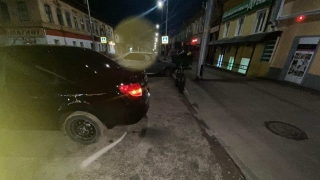 В Саратове велосипедист врезался в "Гранту" и попал в больницу