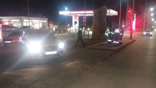 Около заправки в Заводском районе "Логан" сбил женщину