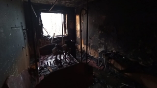Жительница Саратова пострадала на пожаре в девятиэтажке