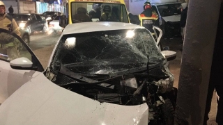 В тройном ДТП в Заводском районе пострадали несколько молодых мужчин