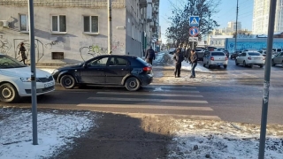 В центре Саратова женщину сбили на пешеходном переходе