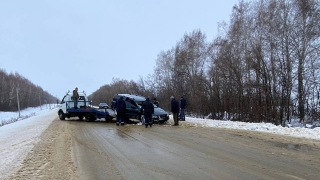 На саратовской трассе иномарка вылетела в кювет, пострадала водитель
