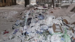Дорогу в саратовскую школу преграждает свалка