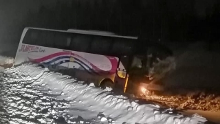 Ночью под Рязанью автобус "Саратов-Москва" въехал в "Камаз"