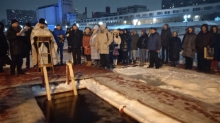 В Саратове впервые организовали крещенские купания на новом пляже