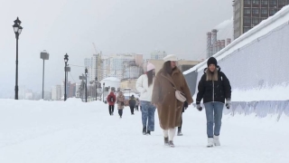 Каток на набережной. Когда на лед - в нашем видео