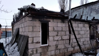 Ночью горел четырехквартирный дом