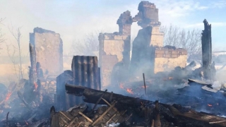 В Саратовском районе на пожаре погиб мужчина