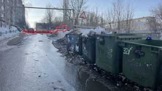 Жители Юбилейного просят убрать "мусорный полигон" возле школы