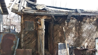 Ночью в Татищеве сгорела баня