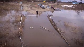 Паводок. В регионе остаются затопленными семь мостов и одна дорога