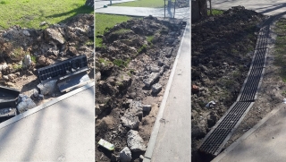 Очевидцы: в Саратове "благоустроители" изуродовали пришкольную территорию