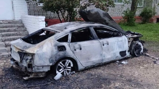 В Балакове сгорела "Ауди", под Энгельсом – "15-я"