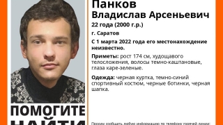 В Саратове четыре месяца назад пропал Владислав Панков