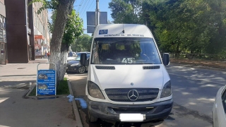 Пассажирка маршрутки попала в больницу с Астраханской