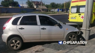 На Московском шоссе пострадал водитель "Калины"