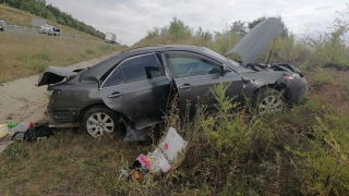 В опрокинувшейся под Вольском "Тойоте" пострадала женщина