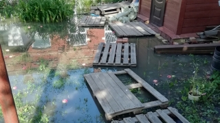Дома в Заводском районе затопило канализационными водами