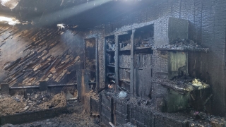 Ночью на Вольской горел кирпичный дом. Жильцы вовремя эвакуировались