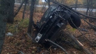 В перевернувшемся авто под Вольском погиб мужчина