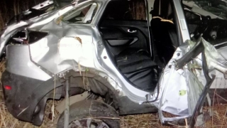 Под Калининском авто улетело в кювет. Пострадали четверо мужчин