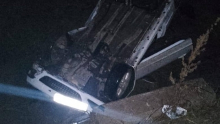 Под Балаковом вылетел в кювет "Опель". Пострадала женщина