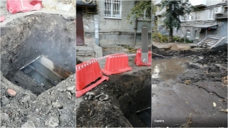 Жители Вольской просят убрать ямы с холодной и горячей водой: "Одна из них с августа!"