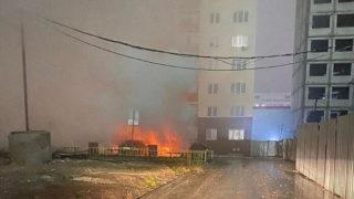 В Солнечном-2 сгорели две легковушки