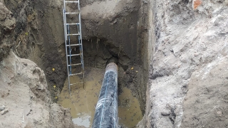 "КВС" строят сети водоснабжения и водоотведения на ул. Огородная