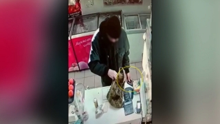Покупатель в Солнечном унес с прилавка чужой "айфон". Видео