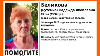 В Саратовской области ищут седую 85-летнюю женщину в темной куртке