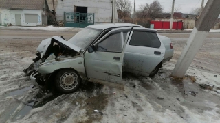 В Лысых Горах не поделили дорогу "Рено" и "десятка"