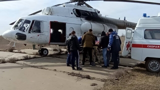 Вертолет санавиации доставил в Саратов пострадавшего в ДТП