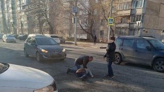 На Большой Горной пенсионерка на "Хендай" сбила молодую женщину