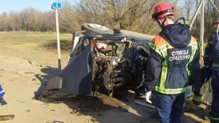 У поворота на Расково столкнулись внедорожник и грузовик. Есть погибшие