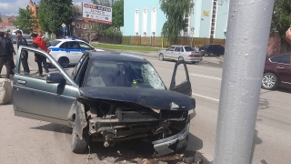 На Соколовой "12-я" сбила женщину и въехала в столб