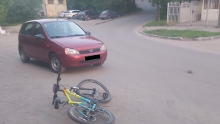 Водитель "Калины" отправила 12-летнюю велосипедистку в больницу