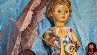 Флоксы и куклы. Радищевский музей представляет юбилейную выставку саратовского художника