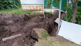 Оползень в Саратове. Для решения проблемы власти решили ограничить доступ к дачам