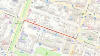 Перекрытие движения в центре Саратова продлили до понедельника