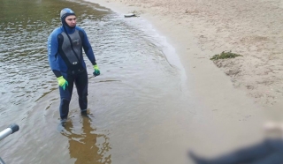 С моста Саратов - Энгельс упал мужчина. Водолазы достали его тело