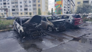 Утренний пожар в Иволгино уничтожил три иномарки. Жители заявляют о поджоге